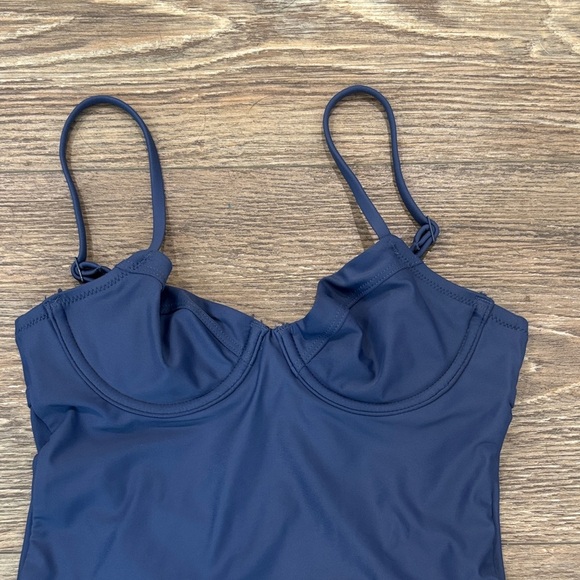 Aerie Underwire One Piece Swimsuit Navy Women's Size XS NWOT - Picture 2 of 7